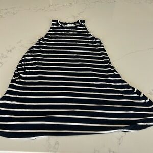 NWOT Sophisticated Swing Dress | XS | Navy, White
